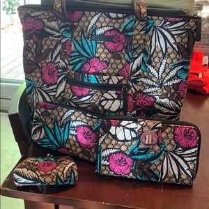 Vera Bradley Bag with Matching Accessories